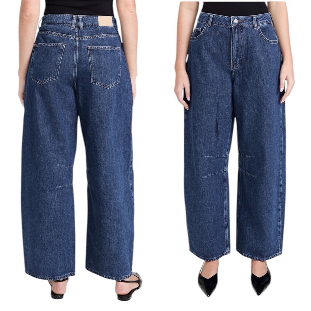 ALIGNE Markus Horseshoe Jeans High Waist Barrel Leg Size 27 Shopbob Japanese